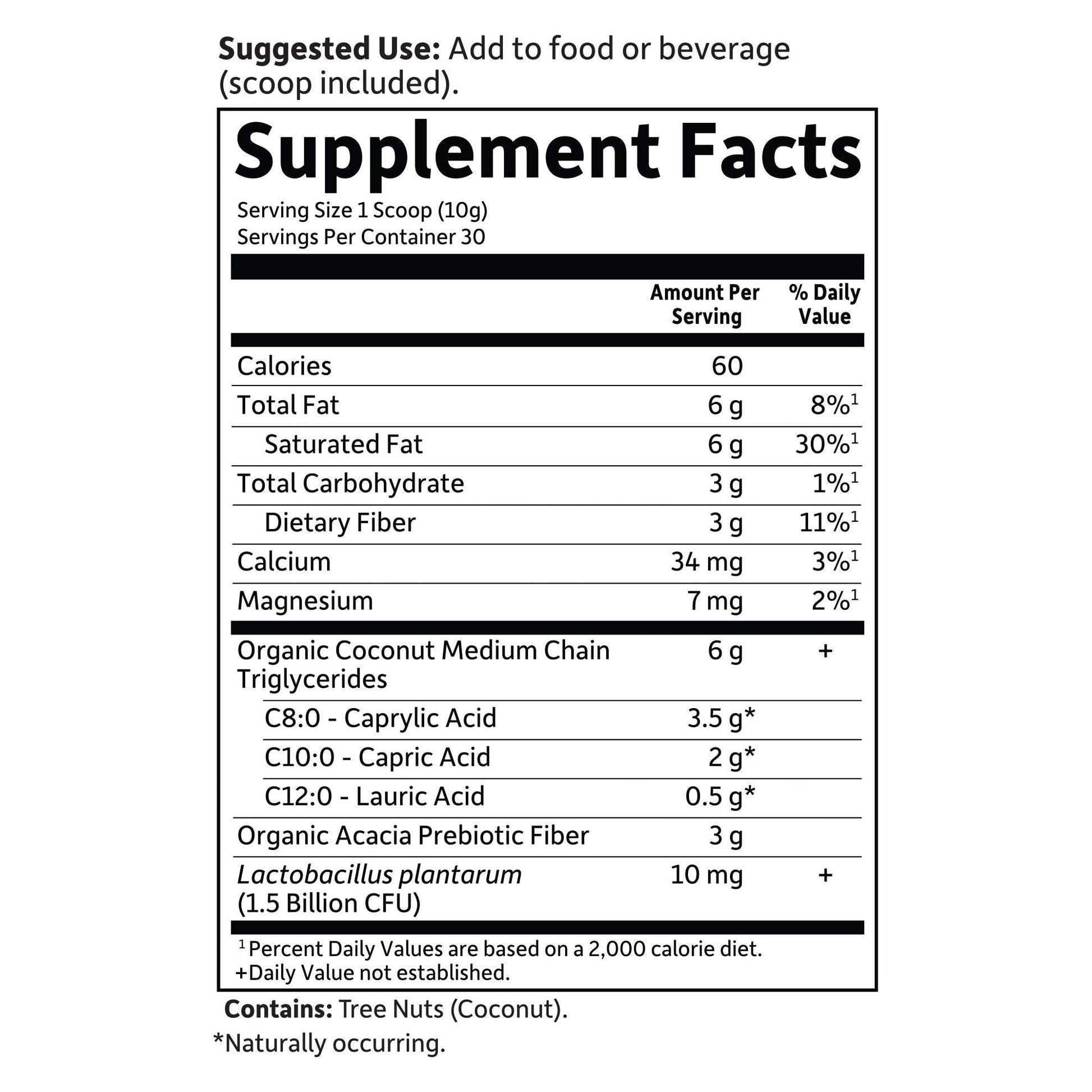 Garden of Life Dr. Formulated Keto Organic MCT Powder - 30 Servings, 6g MCTs from Coconuts plus Prebiotic Fiber & Probiotics - PrimeBioHealth - canada supplements