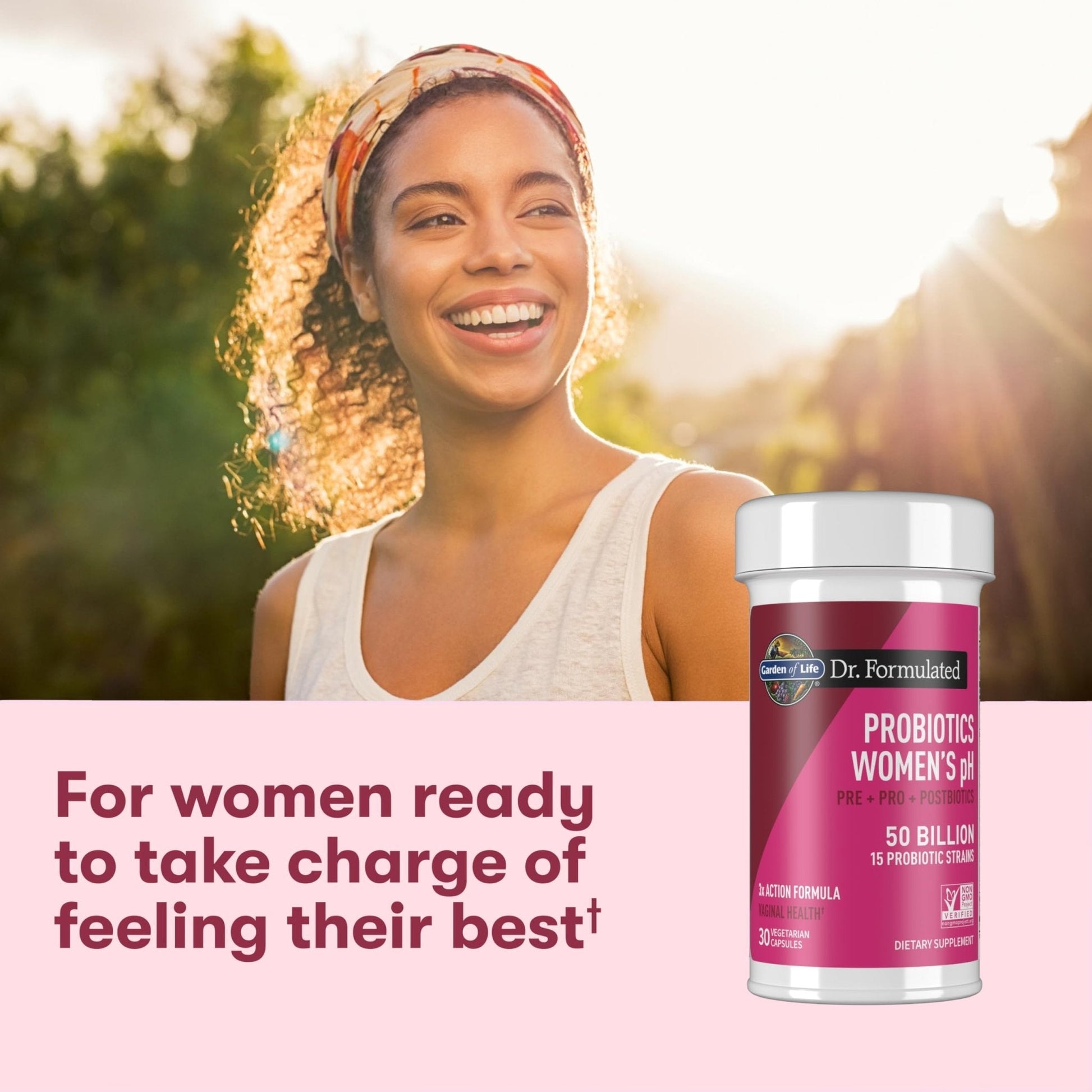 Garden of Life Dr Formulated Once Daily 3-in-1 Complete Prebiotics, Postbiotics & Probiotics for Women, PRE + PRO + POSTBIOTIC Supplement for Women’s Digestive - PrimeBioHealth - canada supplements