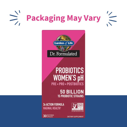 Garden of Life Dr Formulated Once Daily 3-in-1 Complete Prebiotics, Postbiotics & Probiotics for Women, PRE + PRO + POSTBIOTIC Supplement for Women’s Digestive - PrimeBioHealth - canada supplements