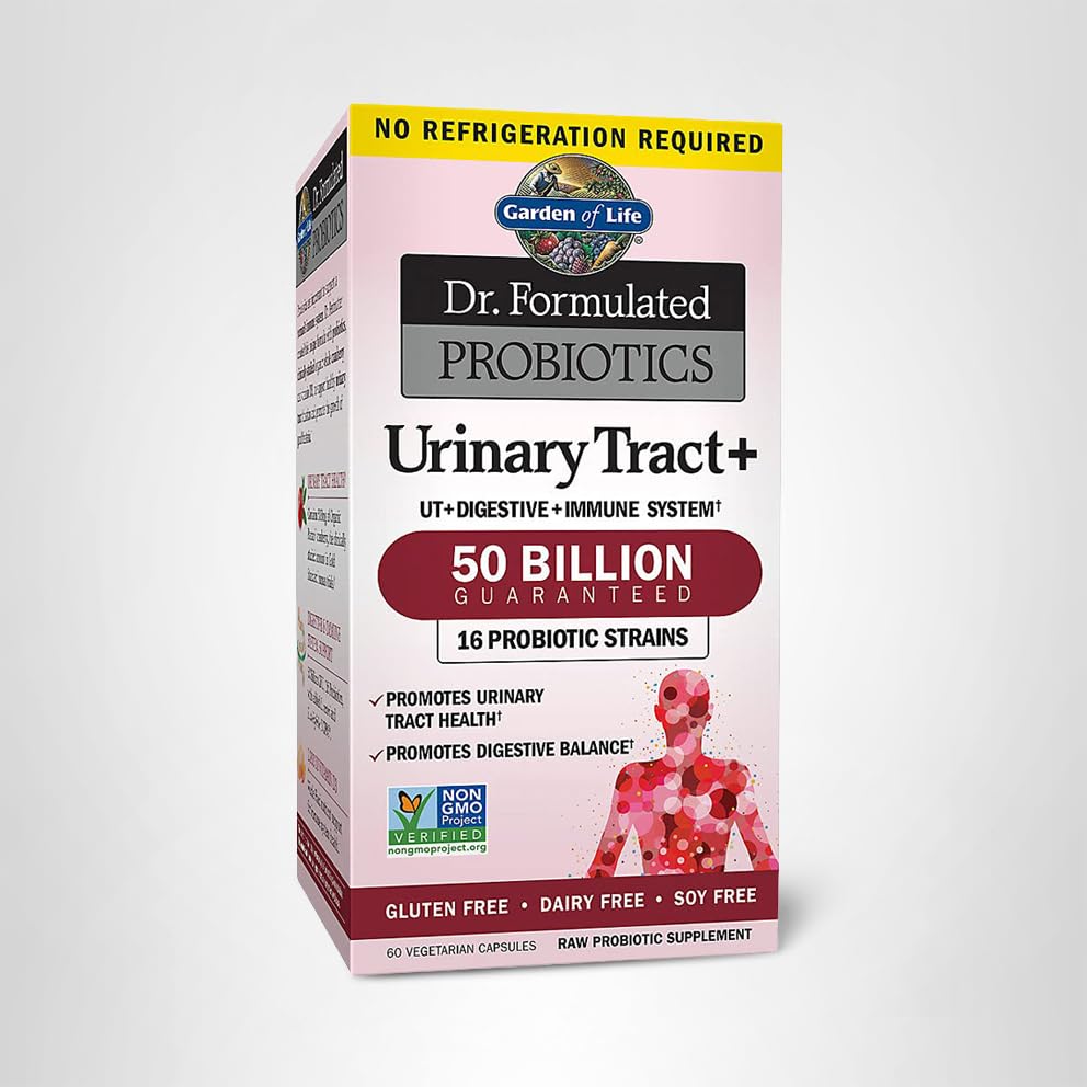 Garden of Life Dr. Formulated Probiotics Urinary Tract+ - 50 Billion CFU - Supports Digestive, Immune & Urinary Tract Health - PrimeBioHealth - canada supplements