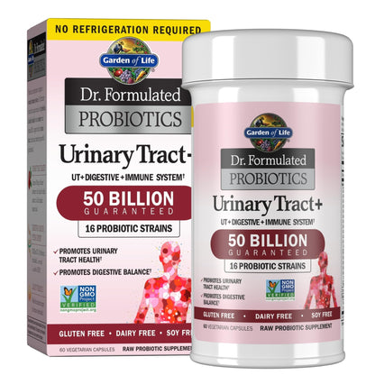 Garden of Life Dr. Formulated Probiotics Urinary Tract+ - 50 Billion CFU - Supports Digestive, Immune & Urinary Tract Health - PrimeBioHealth - canada supplements