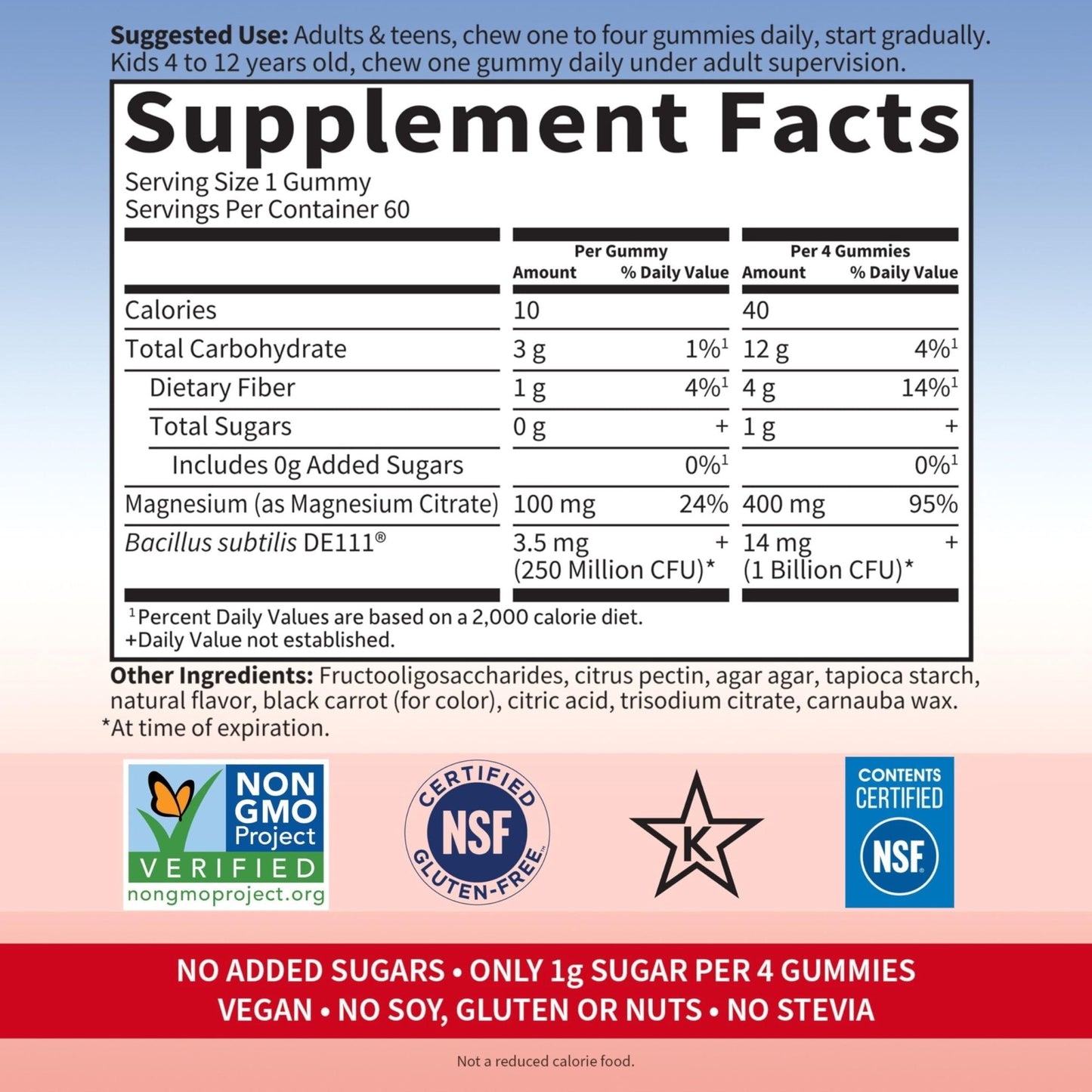 Garden of Life Magnesium Citrate Supplement Gummies with Prebiotics & Probiotics for Stress, Sleep & Recovery - Vegan, Gluten Free, Kosher, Non-GMO - PrimeBioHealth - canada supplements
