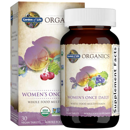 Garden of Life Organics Multivitamin for Women - Women's Once Daily Multi - Whole Food Multi with Iron, Biotin, Vegan Organic Womens Multivitamin for Health - PrimeBioHealth - canada supplements