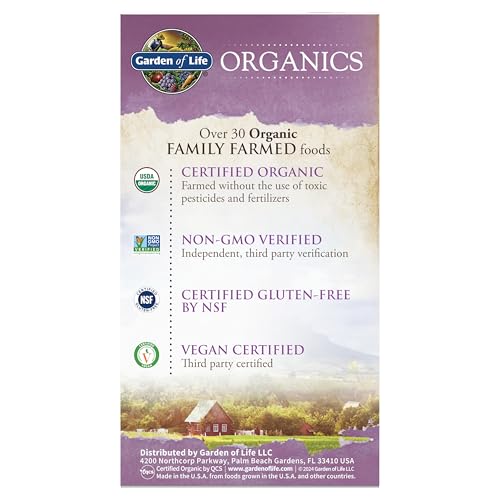 Garden of Life Organics Multivitamin for Women - Women's Once Daily Multi - Whole Food Multi with Iron, Biotin, Vegan Organic Womens Multivitamin for Health - PrimeBioHealth - canada supplements
