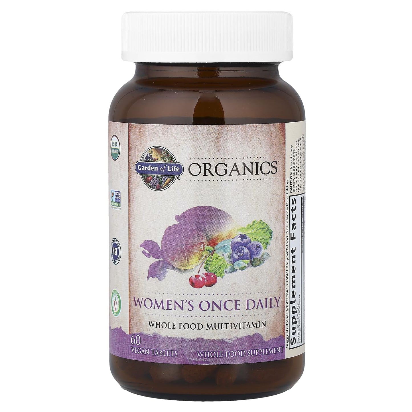 Garden of Life Organics Multivitamin for Women - Women's Once Daily Multi - Whole Food Multi with Iron, Biotin, Vegan Organic Womens Multivitamin for Health - PrimeBioHealth - canada supplements