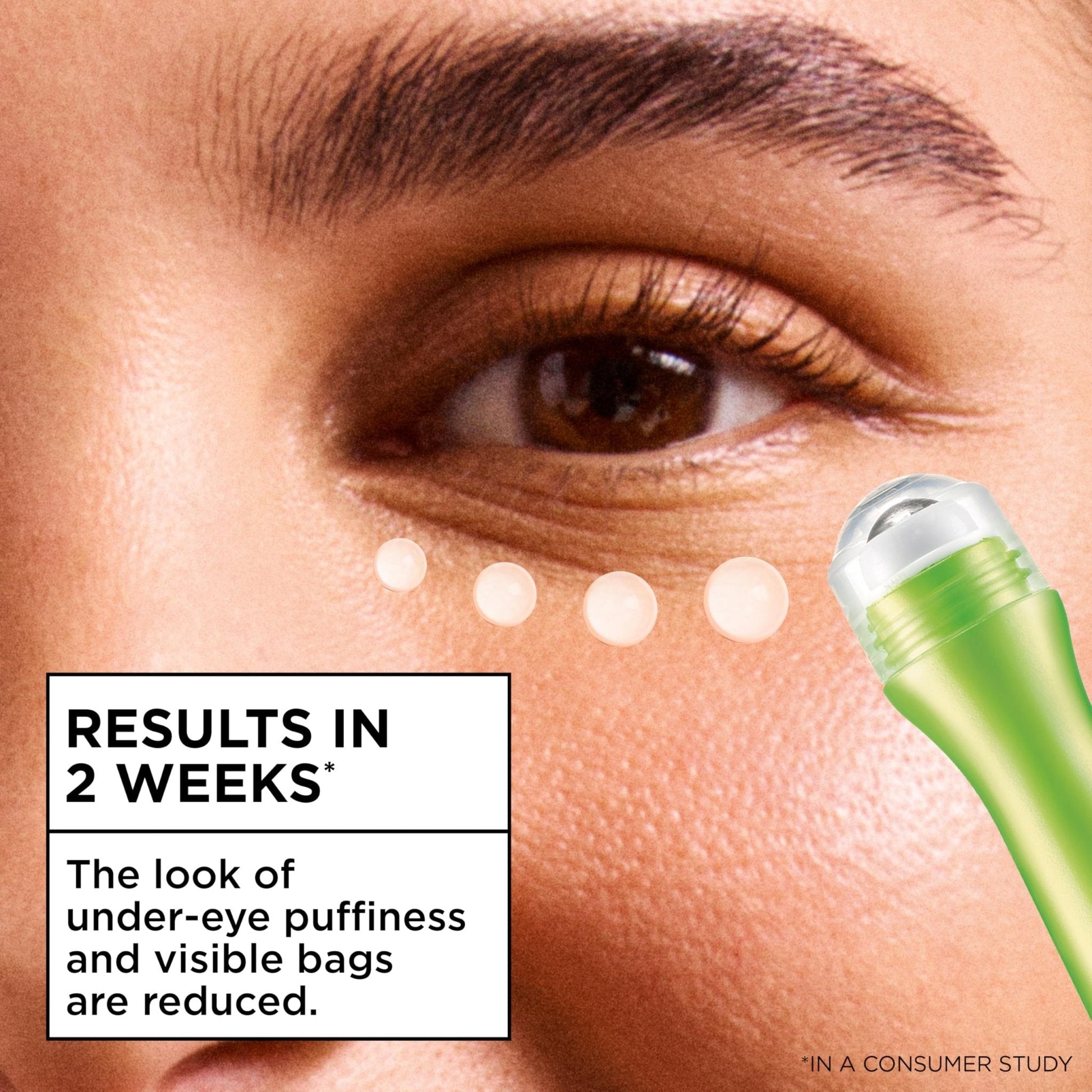 Garnier Clearly Brighter Anti-Puff Eye Roller, Dark Circles Under Eye Treatment with Caffeine and Vitamin C, 0.5 Fl Oz (15mL) - PrimeBioHealth - canada supplements