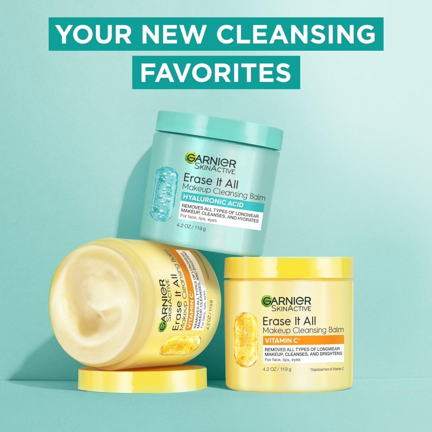 Garnier Erase It All Makeup Cleansing Balm with Hyaluronic Acid, Replumping Facial Cleanser and Makeup Remover, 4.2 Oz - PrimeBioHealth - canada supplements