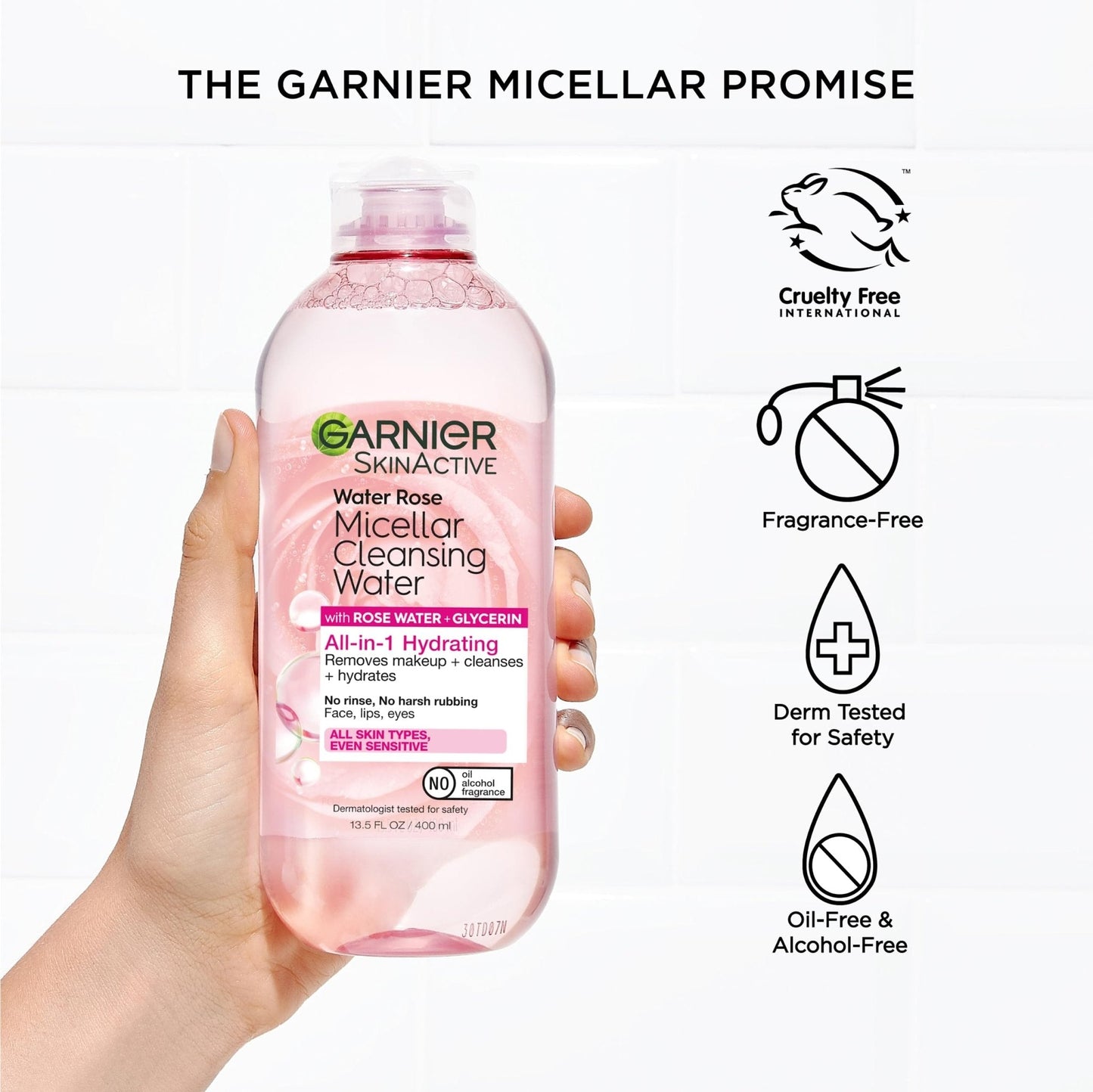 Garnier Micellar Water with Rose Water and Glycerin, Hydrating Facial Cleanser & Makeup Remover, For All Skin Types - PrimeBioHealth - canada supplements