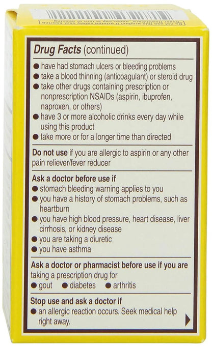 Genuine Bayer Aspirin 325mg Tablets, 24-Count (Pack of 2) - PrimeBioHealth - canada supplements