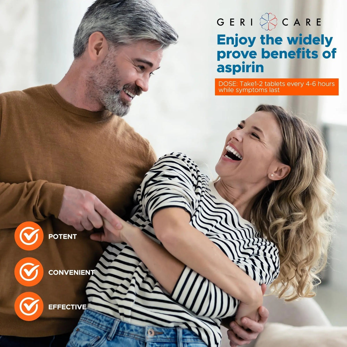 GeriCare Enteric Coated Aspirin Tablets 325mg (1000 Count) NSAID Pain Reliever & Fever Reducer for Adults- Regular Strength Aspirin for Headache Arthritis Menstrual & Muscle Pain - PrimeBioHealth - canada supplements