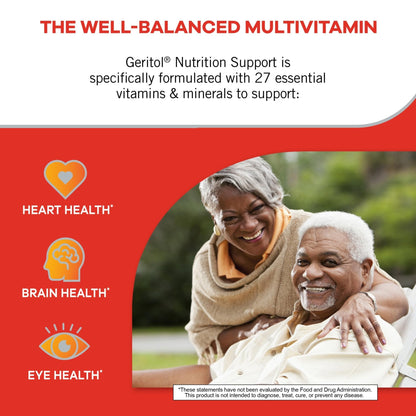 Geritol, Multivitamin Supplement, Contains B-Vitamins, Antioxidants, Vitamins C, E & D and Iron, 26 Essential Vitamins and Minerals, Gluten-Free - PrimeBioHealth - canada supplements