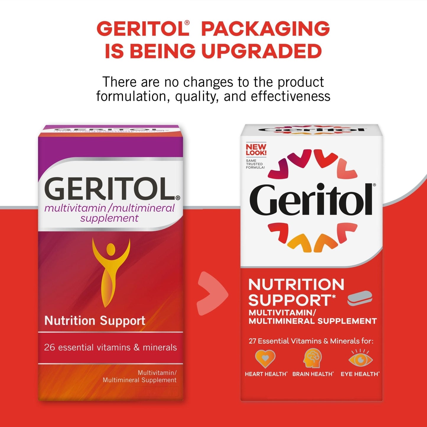 Geritol, Multivitamin Supplement, Contains B-Vitamins, Antioxidants, Vitamins C, E & D and Iron, 26 Essential Vitamins and Minerals, Gluten-Free - PrimeBioHealth - canada supplements