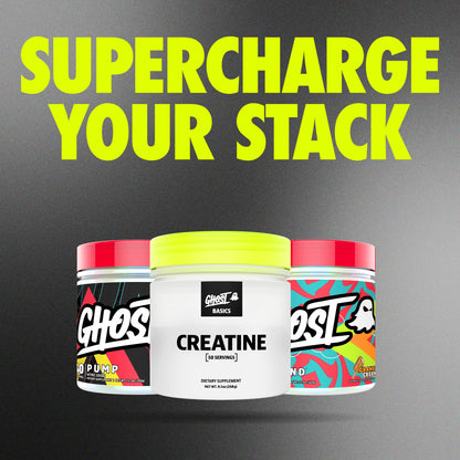 GHOST Basics Creatine Monohydrate Powder for Men & Women – 5G Creapure Creatine Workout Supplement for Muscle Gain – Vegan, Soy Free & Gluten Free - 50 Servings - PrimeBioHealth - canada supplements