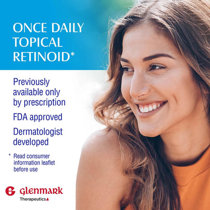 Glenmark Therapeutics Adapalene Gel 0.1% Acne Treatment, Paraben Free Topical Retinoid Cream for Face - PrimeBioHealth - canada supplements