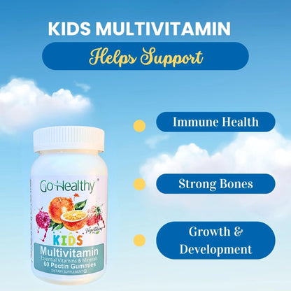 Go Healthy Kids Multivitamin Gummies, Immune Support, Kids Vitamin Gummies, Kosher Kid Vitamin, Halal - PrimeBioHealth - canada supplements