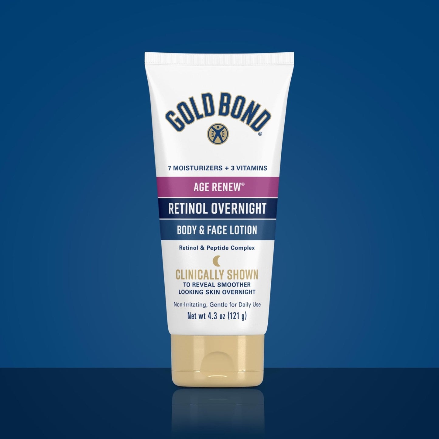 Gold Bond Age Renew Day & Night Duo Lotion Set for Body & Face, Crepe Corrector & Retinol Overnight Lotion - PrimeBioHealth - canada supplements