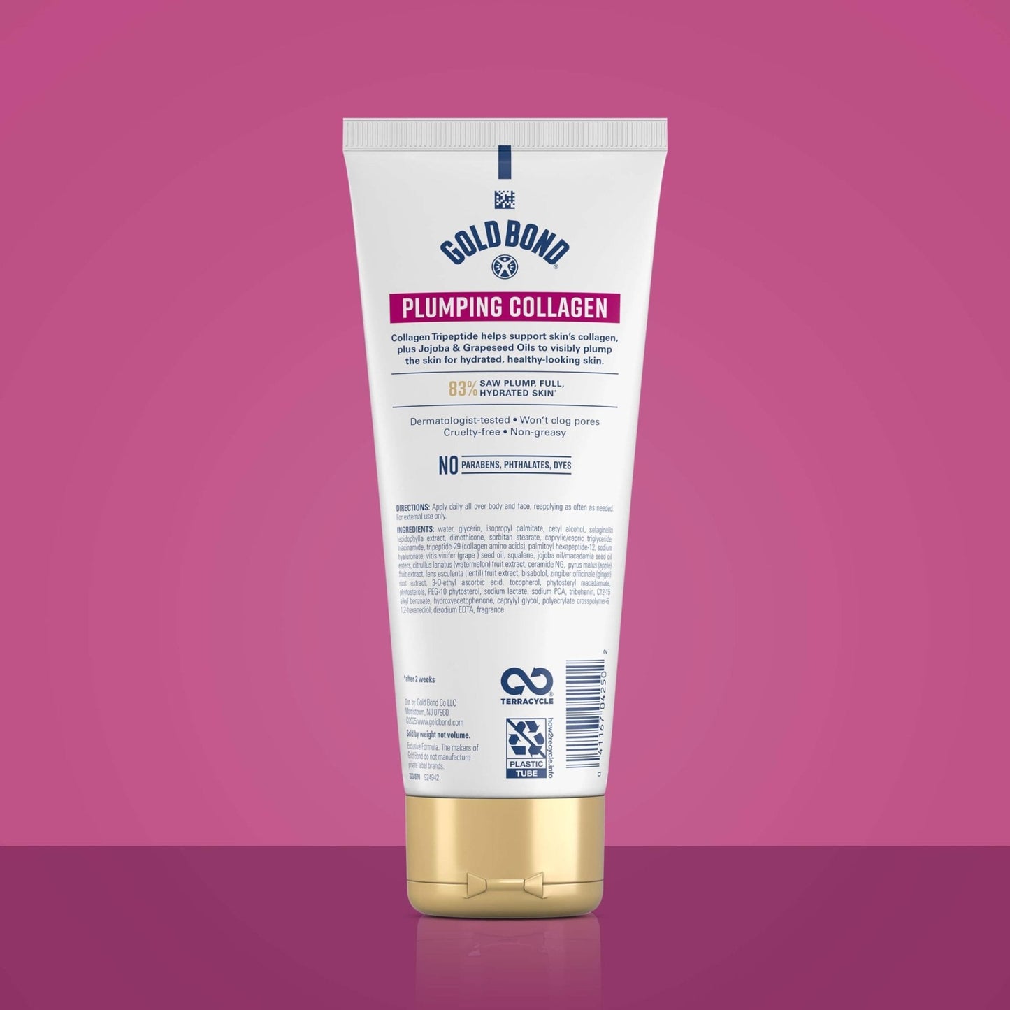 Gold Bond Plumping Collagen Body & Face Serum Lotion, Lightweight Hydrating Moisturizer with Collagen Peptide Complex - PrimeBioHealth - canada supplements