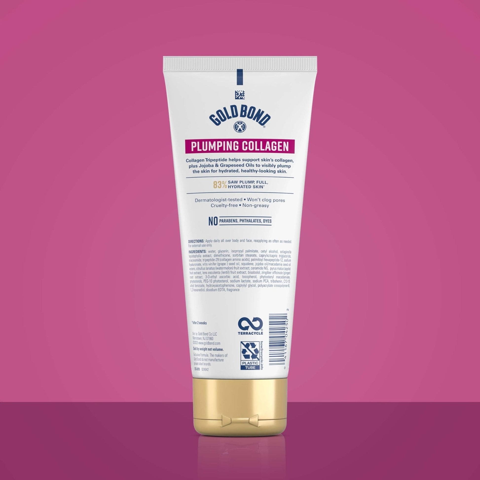 Gold Bond Plumping Collagen Body & Face Serum Lotion, Lightweight Hydrating Moisturizer with Collagen Peptide Complex - PrimeBioHealth - canada supplements