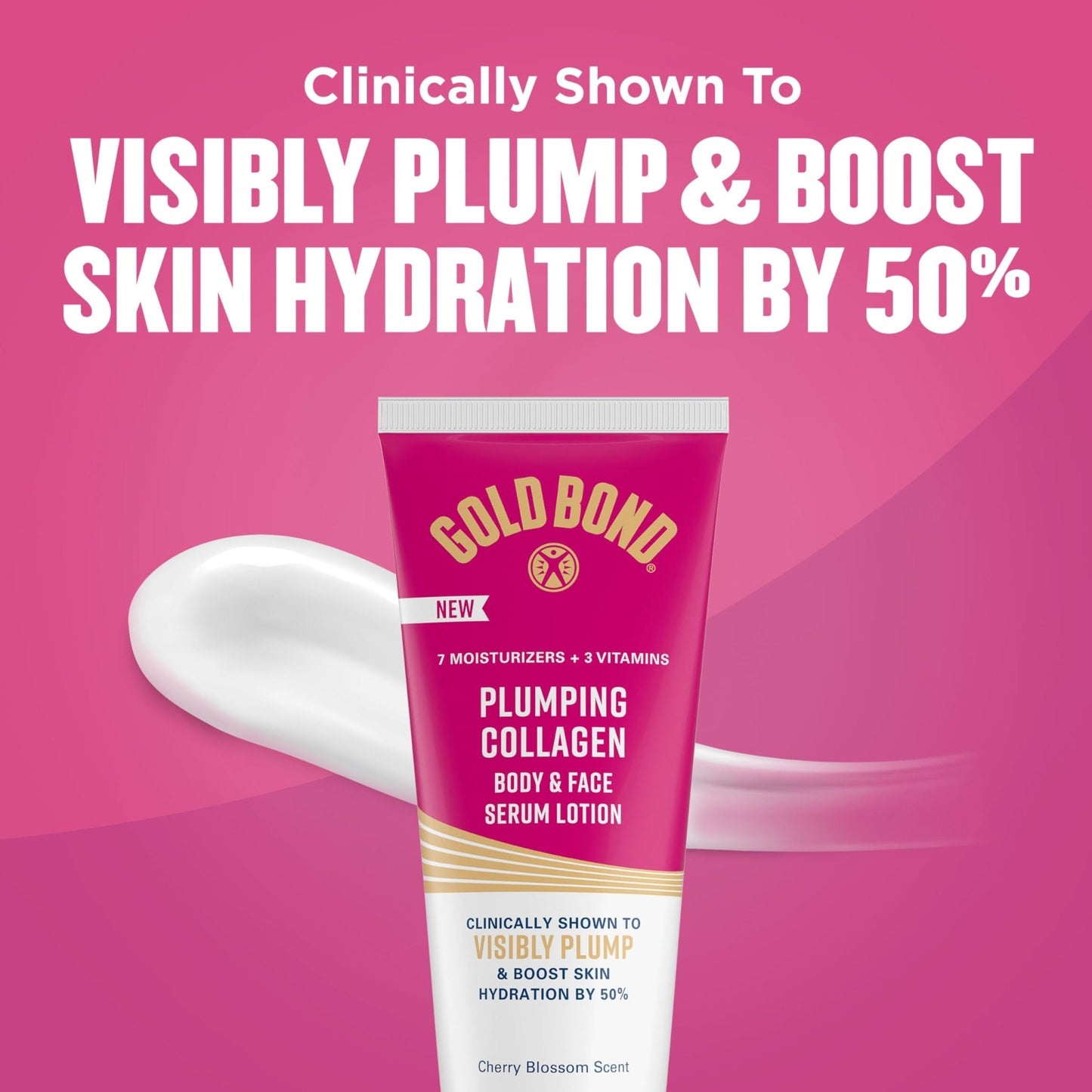 Gold Bond Plumping Collagen Body & Face Serum Lotion, Lightweight Hydrating Moisturizer with Collagen Peptide Complex - PrimeBioHealth - canada supplements
