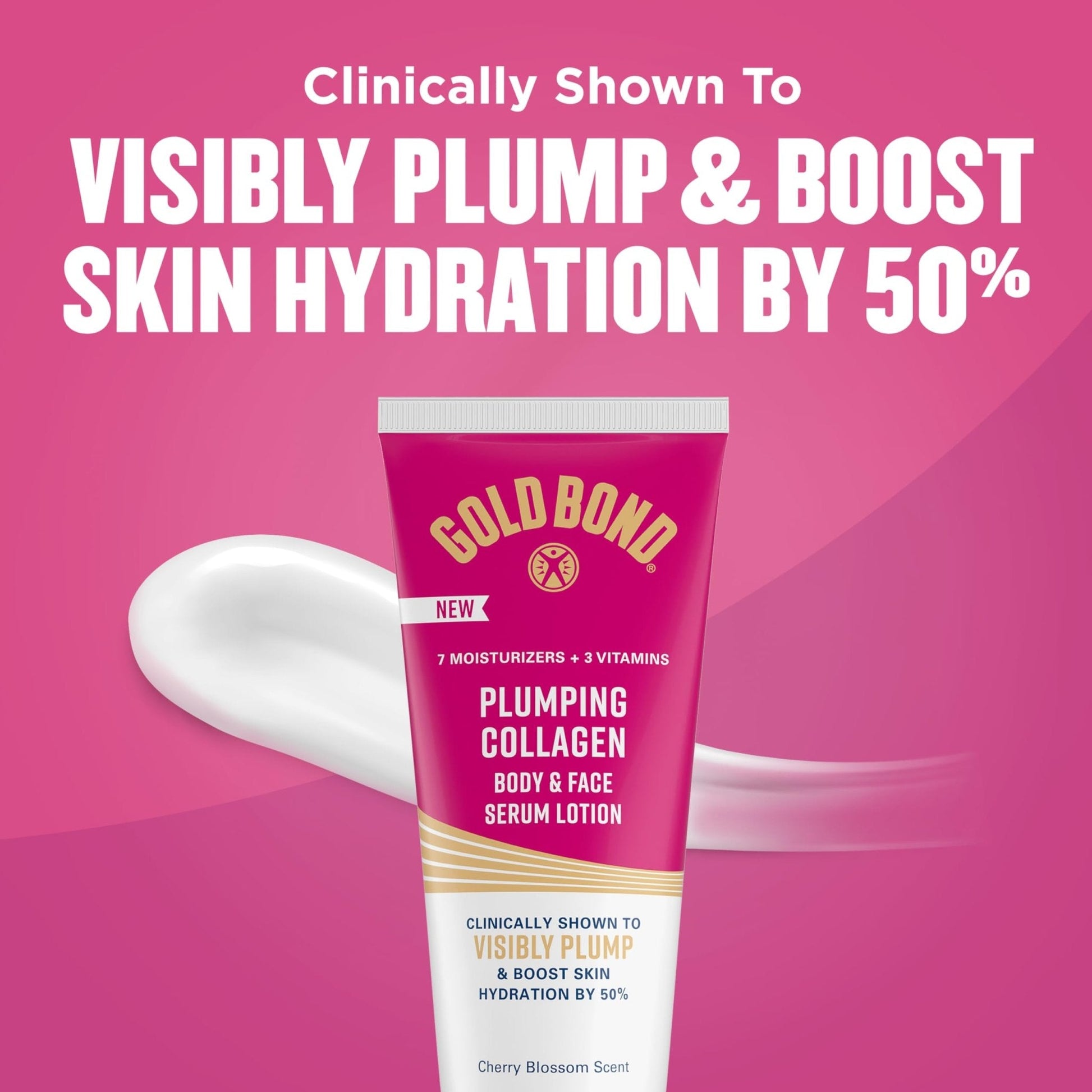 Gold Bond Plumping Collagen Body & Face Serum Lotion, Lightweight Hydrating Moisturizer with Collagen Peptide Complex - PrimeBioHealth - canada supplements
