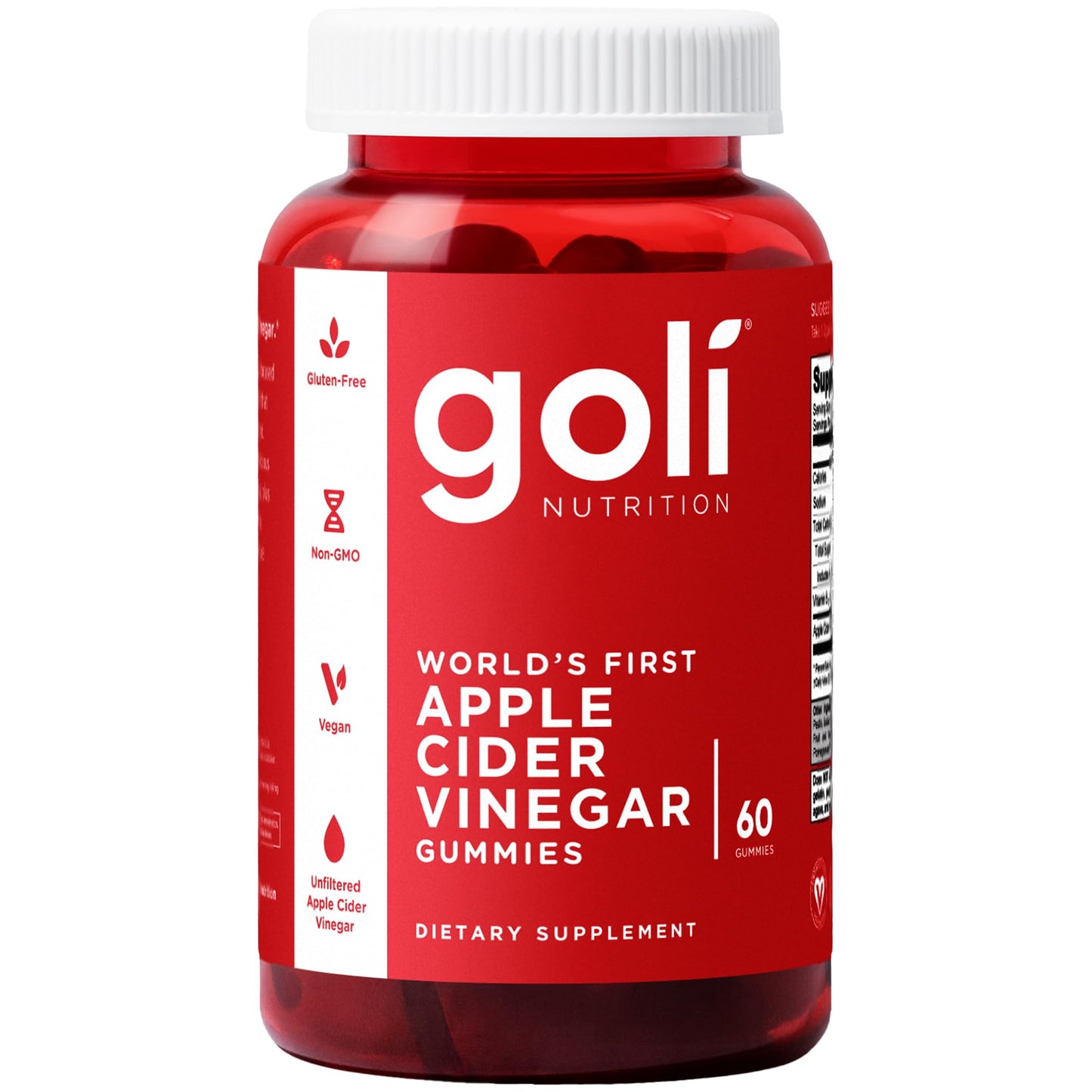 Goli Apple Cider Vinegar Gummies - Worlds First ACV Gummy with Vitamin B12, Beetroot & Pomegranate - PrimeBioHealth - canada supplements