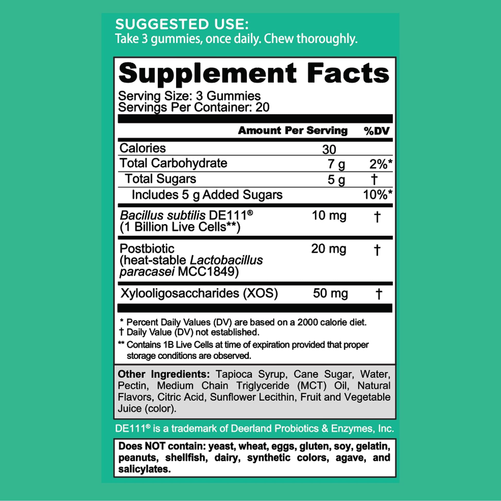 Goli Pre Pro Postbiotic Gummies - Worlds First 3-in-1 Formula with DE111 Probiotics, XOS Prebiotics, MCC1849 Postbiotics - Vegan, Non-GMO, - PrimeBioHealth - canada supplements