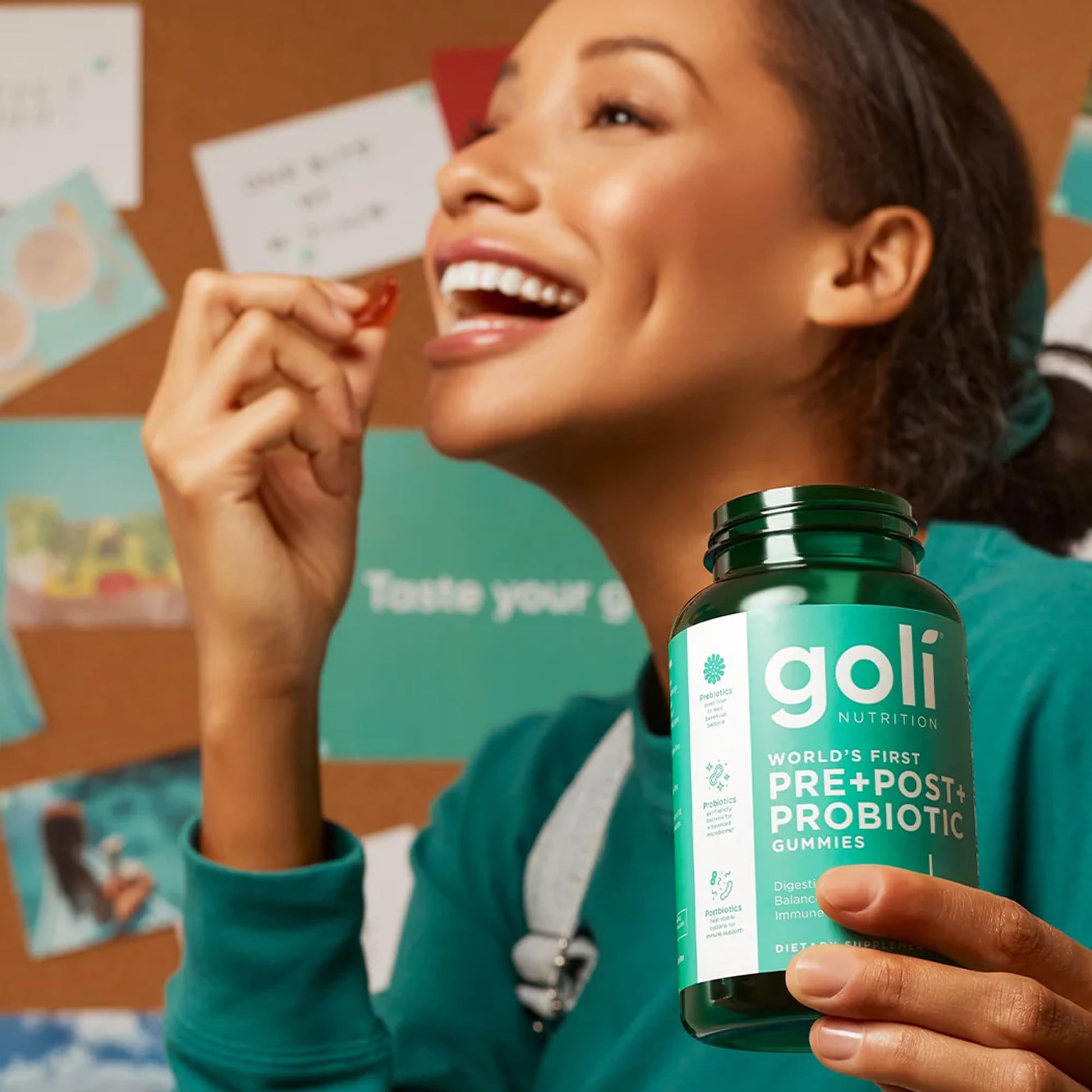 Goli Pre Pro Postbiotic Gummies - Worlds First 3-in-1 Formula with DE111 Probiotics, XOS Prebiotics, MCC1849 Postbiotics - Vegan, Non-GMO, Gluten-Free - PrimeBioHealth - canada supplements