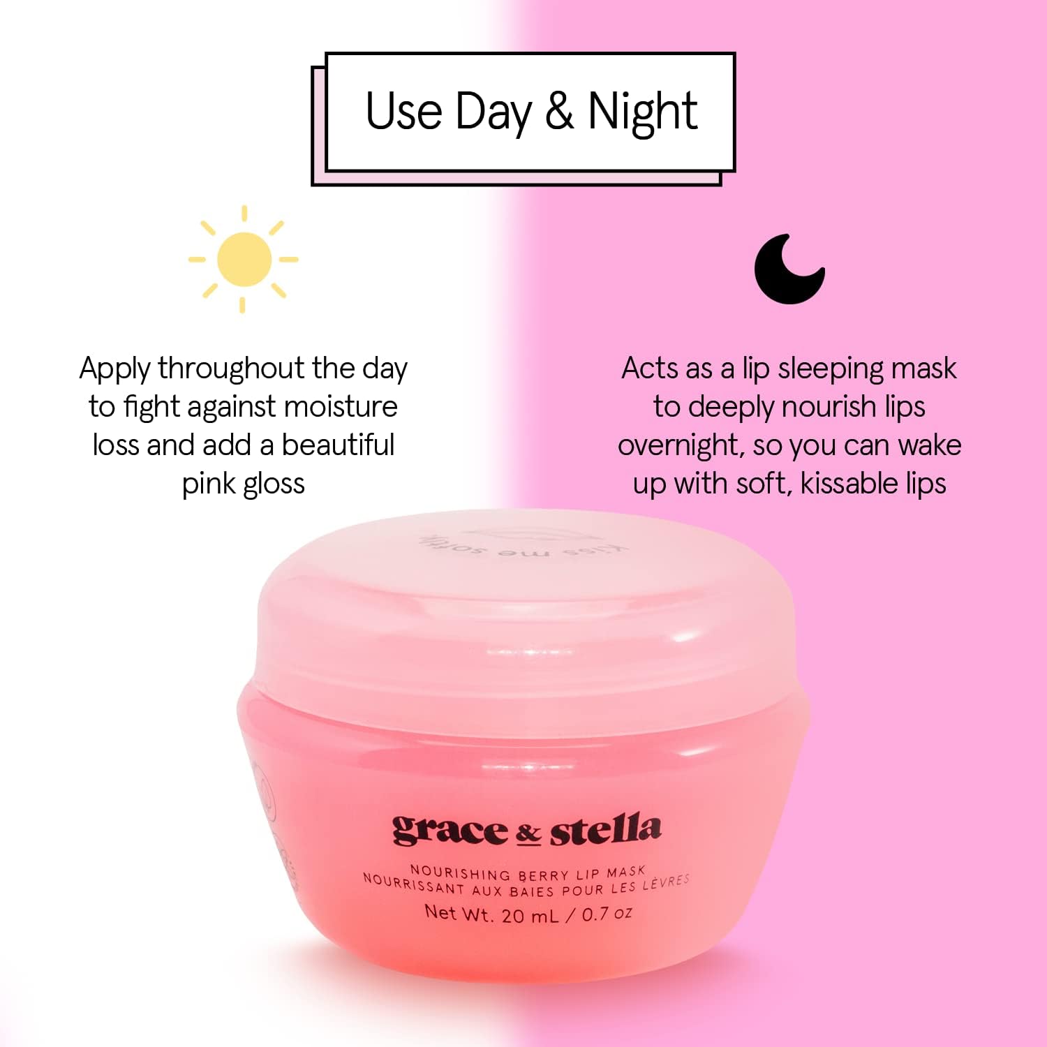 grace & stella Award Winning Lip Butter - Hydrating Lip Balm - Nourishing Lip Mask (1-pack) Travel Essentials, Travel Size Toiletries - PrimeBioHealth - canada supplements