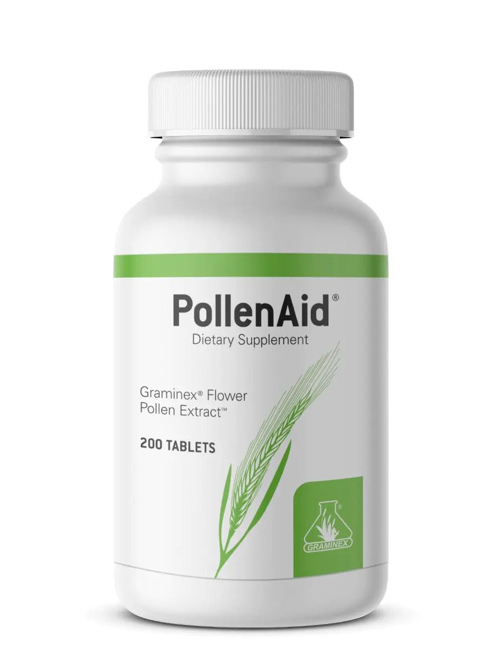 Graminex PollenAid Prostate Supplement: All Natural Prostate Support for Bladder Control & Urinary Tract Health, Rye Pollen Extract Made in USA, 200 Tablets - PrimeBioHealth - canada supplements