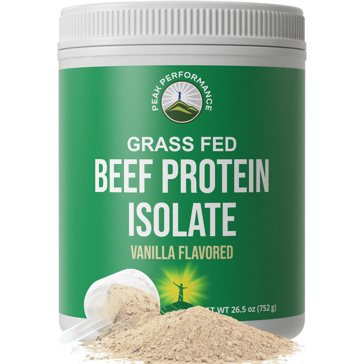 Grass Fed Beef Protein Powder - Lactose Free Great Tasting Beef Protein Isolate. Complete Animal Based Non Dairy Paleo Carnivore Supplement for Prime Muscle Building. No Whey. Unflavored - PrimeBioHealth - canada supplements