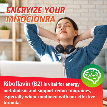 GrnLife 2 Pack Vitamin B2 Gummies, Riboflavin 400mg with Magnesium for Kids & Adults, Migraine Relief & Energy Support - PrimeBioHealth - canada supplements