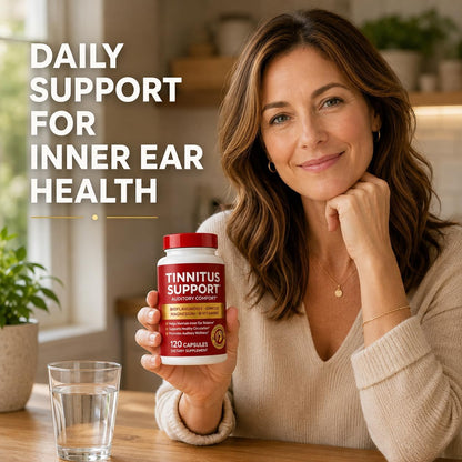 Happee Tinnitus Supplement for Ringing Ears, Bioflavonoids & Ginkgo, 120ct | Flavonoids Plus Essential Nutrient, Daily Support for Inner Ear Health & Microcirculation, NO Dyes, Clean Label - PrimeBioHealth - canada supplements