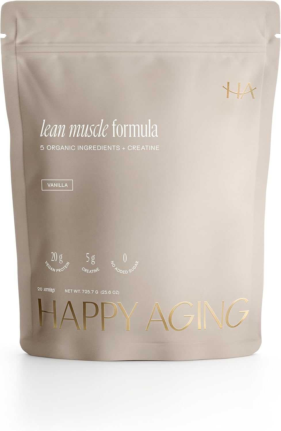 Happy Aging Vegan Protein Powder for Women, 20g Organic Pea & Pumpkin Seed Protein, 5g Creatine for Women, Monk Fruit Sweetened, Organic Cocoa & Chia, Vegan Plant Based Protein - PrimeBioHealth - canada supplements