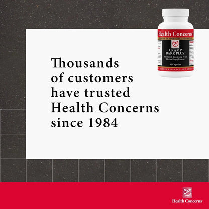Health Concerns Cramp Bark Plus – Menstrual Cramp Relief & Hormonal Balance – Circulation Support – Dong Quai, Black Cohosh, Bupleurum & Chinese Herbs – Herbal Supplement for Women – 90 Capsules - PrimeBioHealth - canada supplements