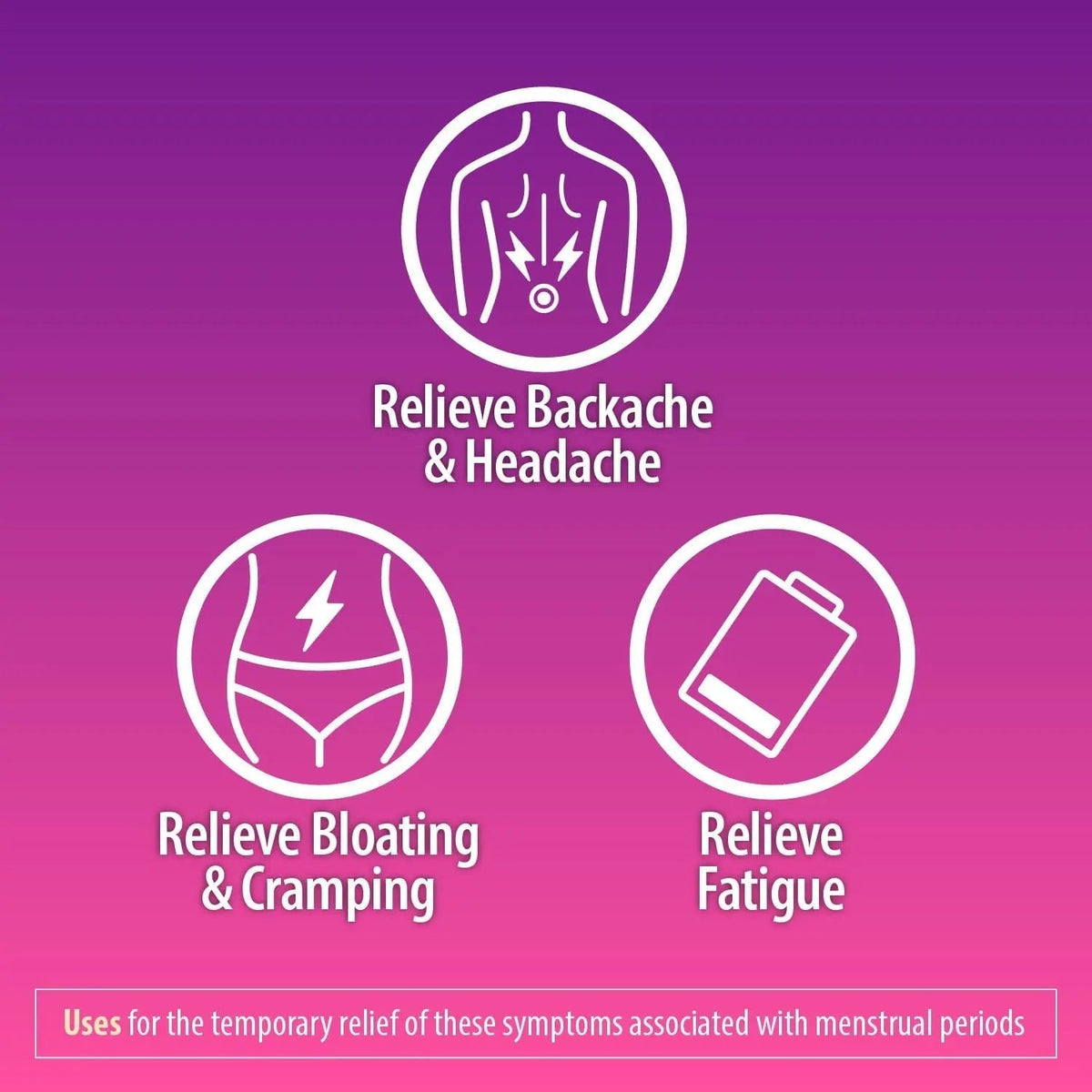 HealthA2Z® Menstrual Complete Pain Relief Tablets | Relieves Cramps, Bloating, Fatigue, Backache & Headache (120 Counts) (Pack of 2) - PrimeBioHealth - canada supplements