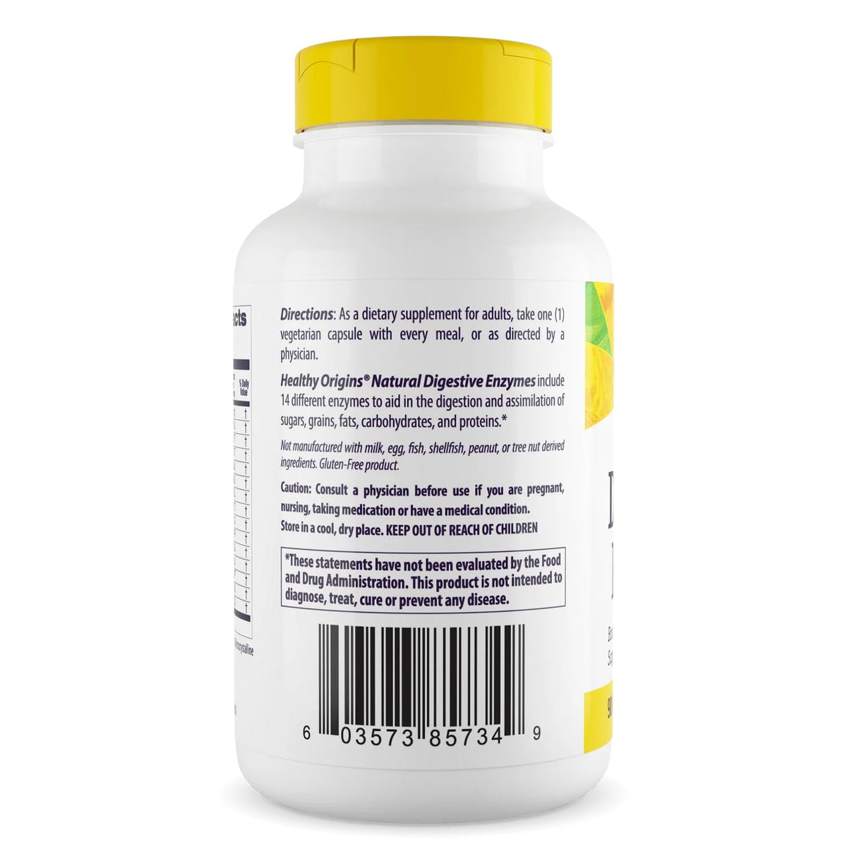 Healthy Origins Digestive Enzymes, 90 Veggie Capsules - Broad Spectrum, Multi-Enzyme Blend with Protease, Amylase & Lipase - Supports GI Comfort, - PrimeBioHealth - canada supplements