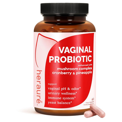 HerAure Vaginal Probiotics for Women - pH Balance, Healthy Vaginal Odor, Vaginal Flora, Yeast Balance, Women Probiotics and Prebiotics, Immune Support - PrimeBioHealth - canada supplements