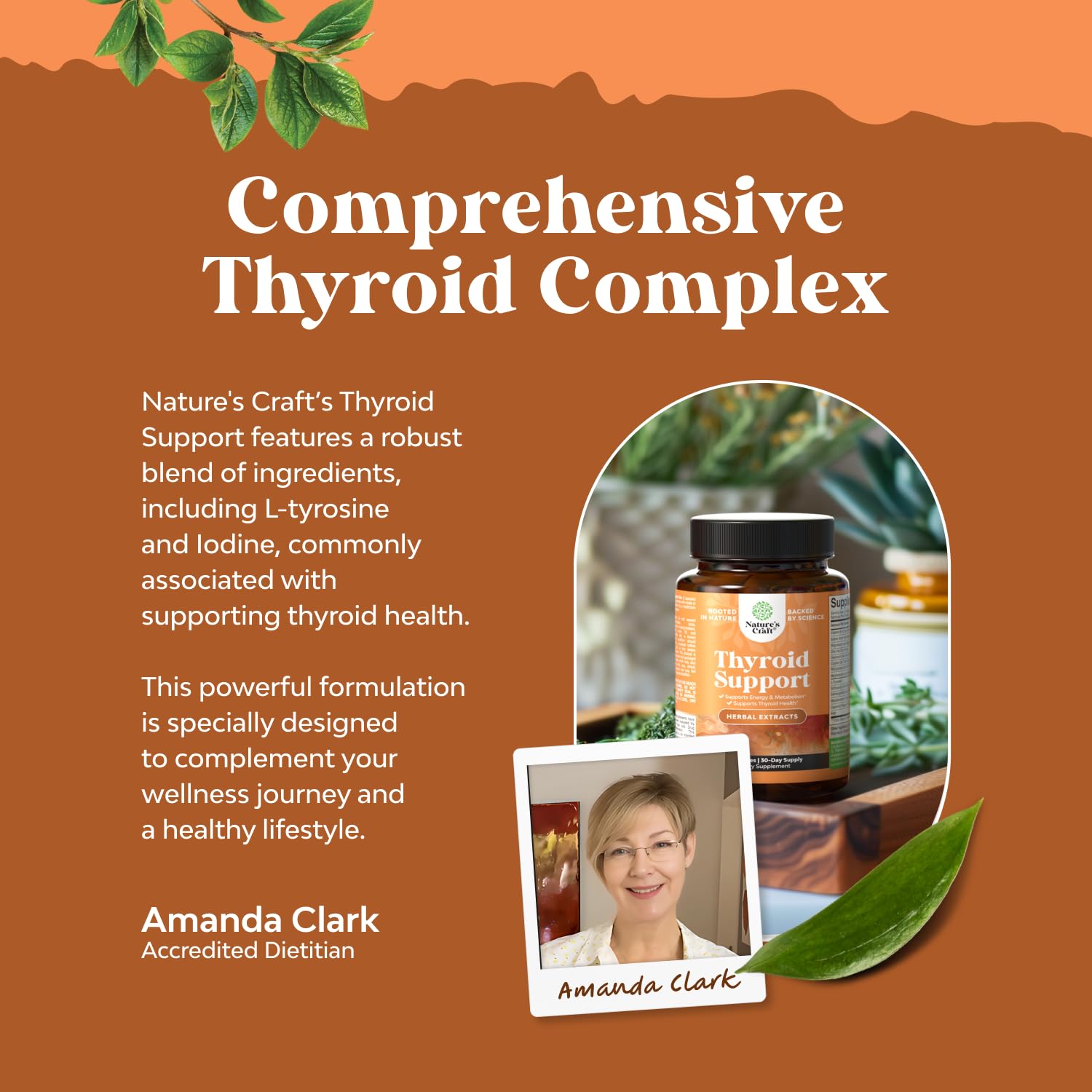 Herbal Thyroid Support Complex - Potent Kelp Iodine Supplement with L Tyrosine, Bladderwrack, Selenium & Pure Ashwagandha for Hormone Balance - PrimeBioHealth - canada supplements