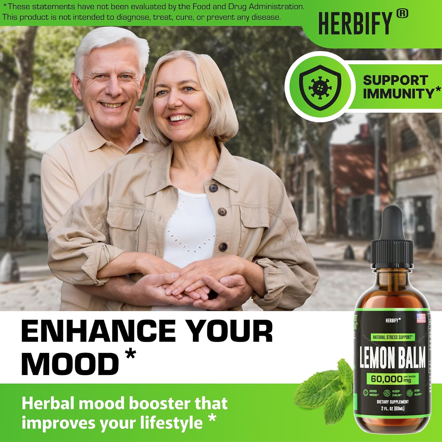 HERBIFY Bundle - Lions Mane Drops & Lemon Balm - Brain and Immune Support - PrimeBioHealth - canada supplements