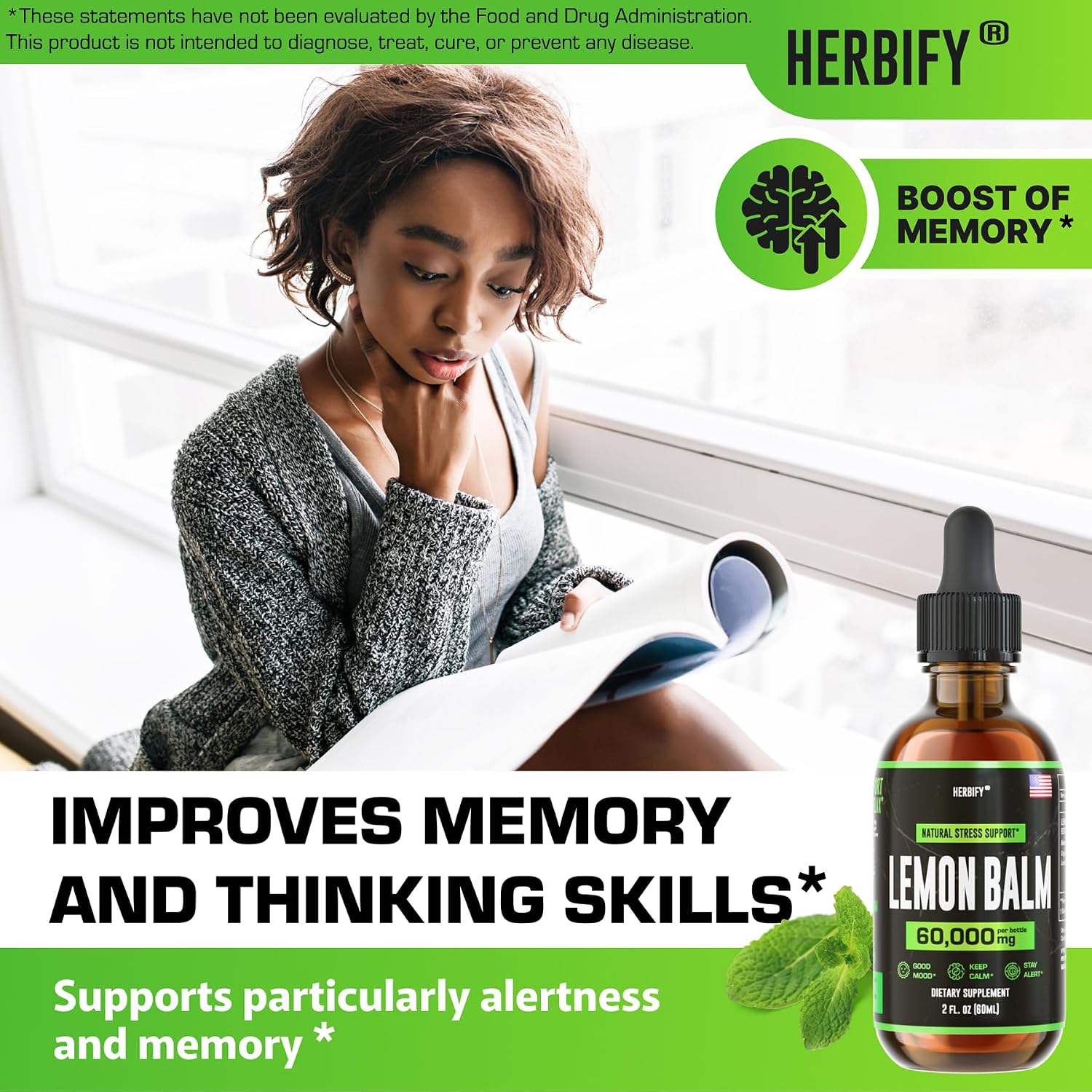 HERBIFY Bundle - Mullein Leaf Extract & Lemon Balm - Respiratory Support & Brain Support - PrimeBioHealth - canada supplements