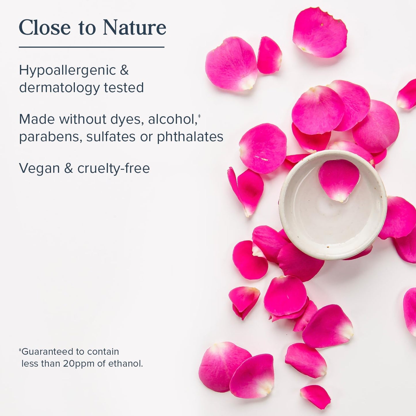 Heritage Store Rosewater Facial Toner with Hyaluronic Acid, Dry to Combination Skin Care, Hydrating Toner Refines Pores & Minimizes the Appearance of Fine Lines & Wrinkles, Alcohol Freeǂ, Vegan, 8oz - PrimeBioHealth - canada supplements