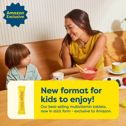 Hiya Kids Multivitamin – 15+ Essential Vitamins & Minerals with Fruits & Veggies for Ages 2+, Supports Growth, Development & Immune - PrimeBioHealth - canada supplements