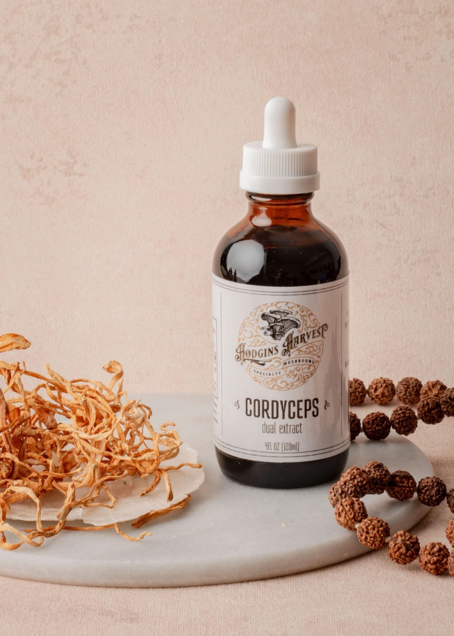 Hodgins Harvest Organic Lion's Mane Fruiting Body Extract Tincture - Mushroom Supplement for Brain Health and Mental Focus - Dual Extract Formula - Extra Concentrated - 4 fl oz Bottle - PrimeBioHealth - canada supplements