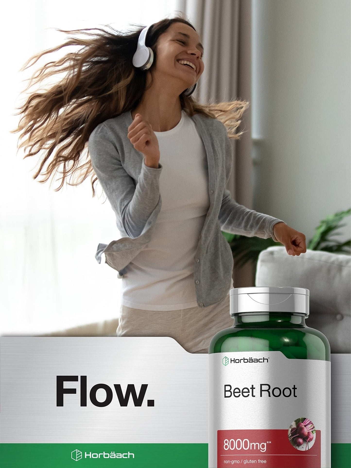 Horbäach Beet Root Powder Capsules | 320 Pills | Non-GMO, Gluten Free Formula | High Potency Herbal Extract Supplement - PrimeBioHealth - canada supplements