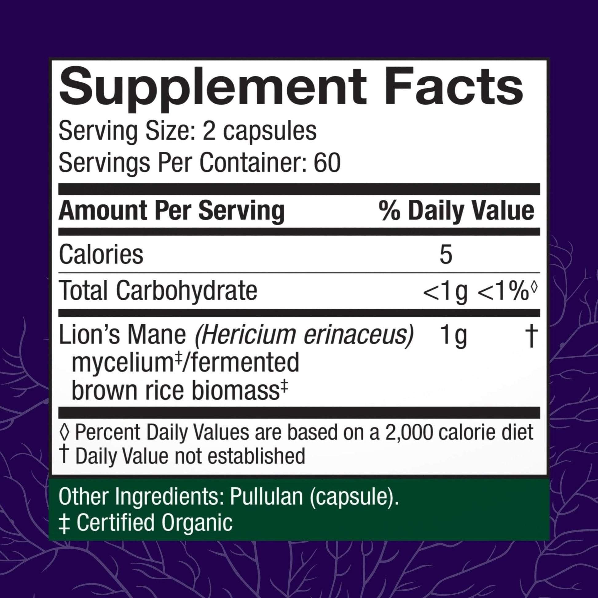 Host Defense Mushrooms Lion's Mane - Supplement Capsules for Brain Health Support - Mushroom Support for Focus & Memory Function - PrimeBioHealth - canada supplements