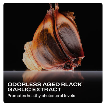 Humann Cholesterol Health Daily, Aged Black Garlic Extract & Citrus Bergamot, Cholesterol & Lipid Support Supplement, 60 Capsules - PrimeBioHealth - canada supplements