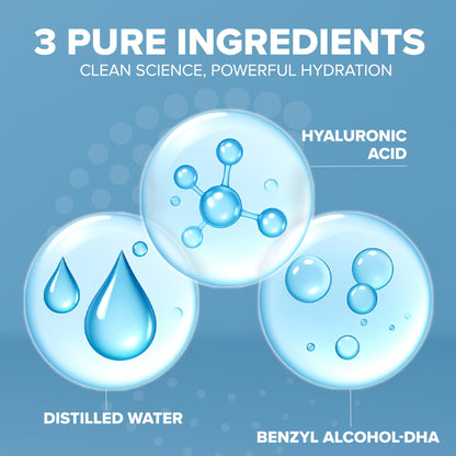 Hyaluronic Acid Serum for Skin 100% Pure Anti Aging Intense Hydration Moisture Non greasy Paraben free, Wrinkle Reducing and Brightening Serum (Pro Formula) 2oz - PrimeBioHealth - canada supplements