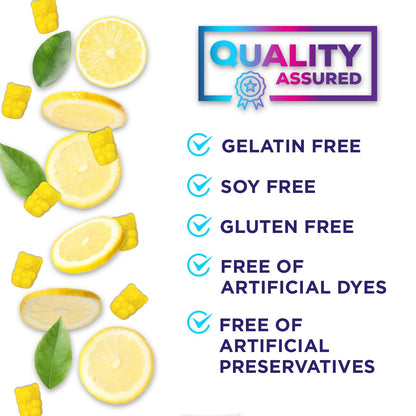 Hydration Electrolyte Gummies - Daily Liquid Replenisher Gummy - Electrolyte Multiplier with Minerals, Potassium & Real Salt - Vegan, Non-GMO - Tasty Lemon Flavor Hydration Electrolytes - PrimeBioHealth - canada supplements