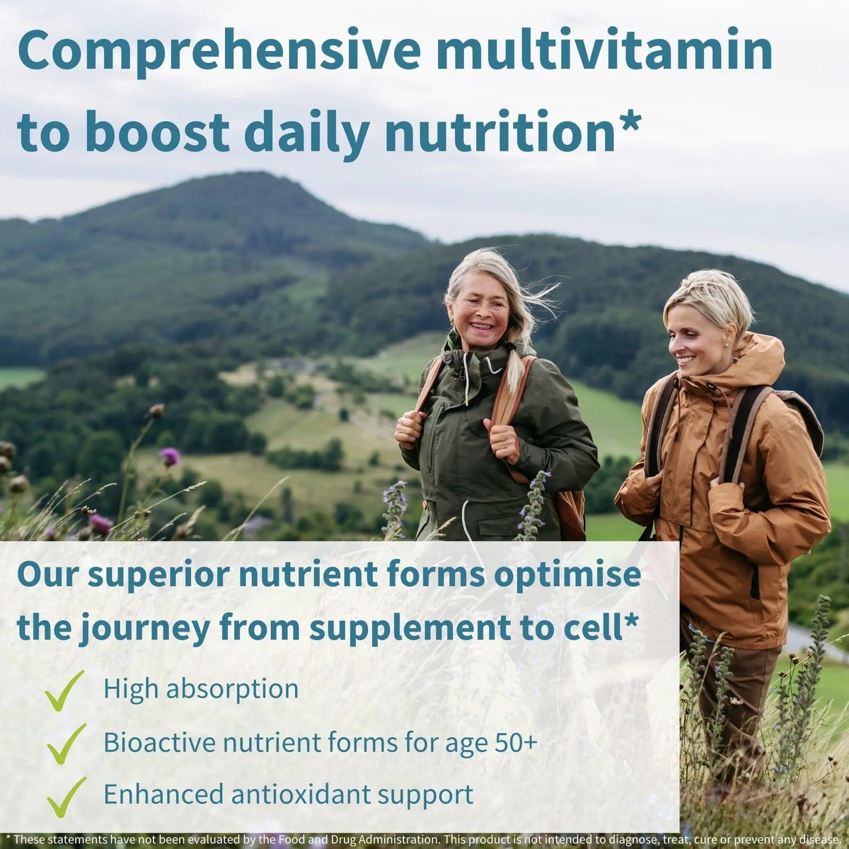 Igennus Methylated Women's 50+ Multivitamin with Calcium & Magnesium, Pure & Clean, All-Day Nutrient Delivery with High-Strength B-Vitamins - PrimeBioHealth - canada supplements