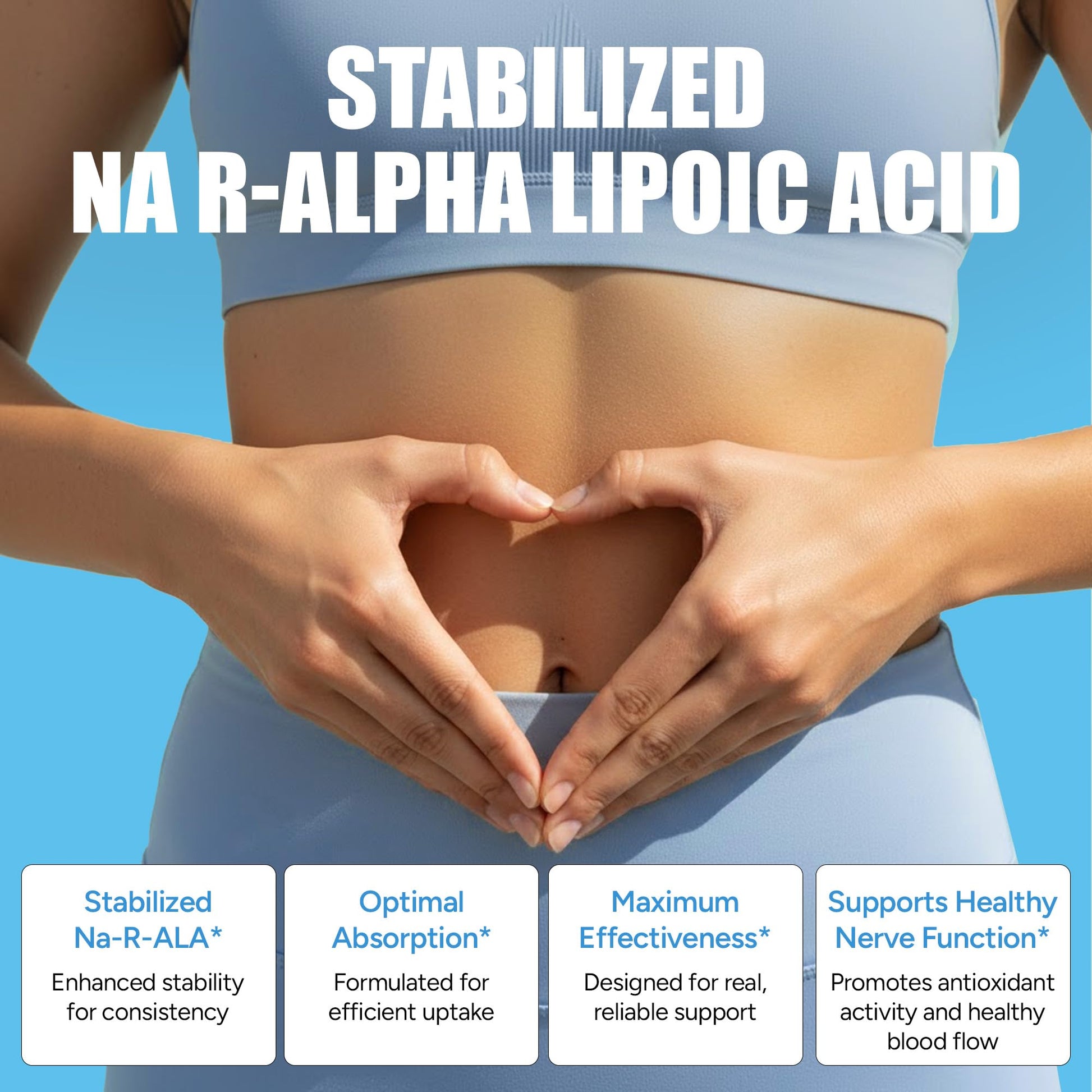 IMMUNOVITES Stabilized R-Alpha Lipoic Acid ((True)) 600mg per Serving [[High Potency & up to 40x Increased Absorption]] - PrimeBioHealth - canada supplements